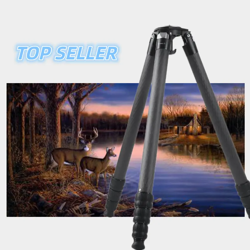 Multifunction Carbon Fiber 2m Carbon Fiber Camera Tripod Video Tripod Stand Stick Tripod