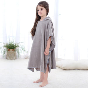 Michley personnalisé 100% coton enfants garçons peignoir filles dessin animé Animal enfants serviette à capuche - Product Image 3