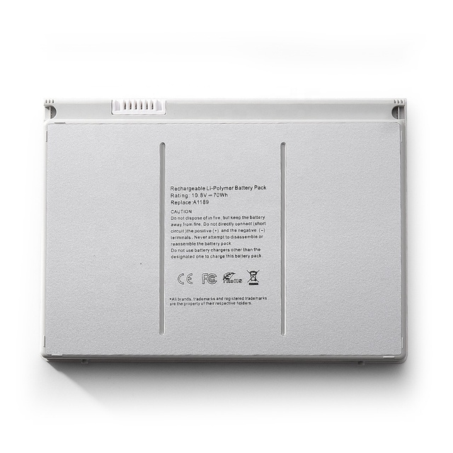 Replacement Laptop Battery A1189 for Apple  Book Pro 17'' A1151 MA092 MA611 10.8V 70WH Notebook Computer Battery