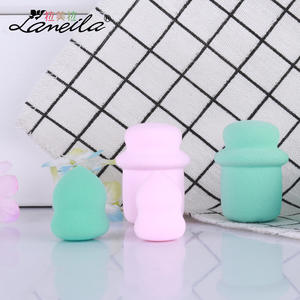 Éponges de maquillage Lamela, paquet de 3, en polyuréthane hydrophile, forme de gourde en forme de larme, pour l'application de poudre pour le visage, A787 - Product Image 5
