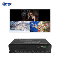 Commutateur matriciel multivue HDMI 4K UHD 4 entrées 4 sorties avec fonction Picture-in-Picture, séparation audio, HDCP2.2, pur matériel, Plug and Play