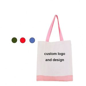 Sac fourre-tout en toile de coton épaisse, recyclable, personnalisé, avec broderie - Product Image 1