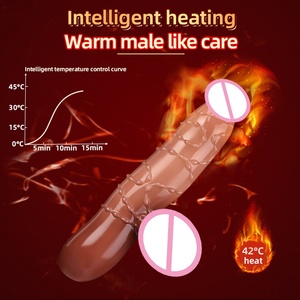 Vibrador de Silicona FAAK de 10 Velocidades, Dildo Realista, Tapón Anal Vibrante, Estimulador de Clítoris, Masajeador de Próstata, Juguetes Sexuales, Masturbador - Product Image 4