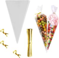 8 ''12'' 14 ''16'' 18 ''Sac à cornet de crème glacée en triangle personnalisé Équipement de boulangerie Décoration de gâteau Sac à douille et sac à pâtisserie