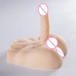 Preço baixo Masturbador masculino de tamanho grande, boneco anal realista com vibrador realista, brinquedo sexual adulto sensível à estimulação