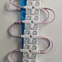 Module LED SMD5730 4 LED moulé par injection, haute luminosité, pour caisson lumineux publicitaire, 2W 12V basse tension, blanc/chaud