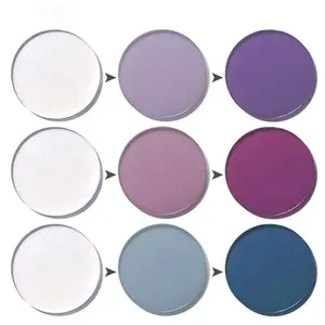 Popular Change Fast Color Lens 1.56 HMC Photochromic Lenses Purple Blue Pink