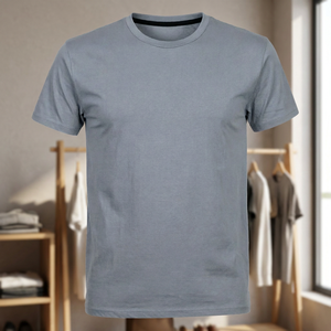 Camiseta Deportiva Casual de Manga Corta para Hombre, de Alta Calidad, de Poliéster y Nailon, de Secado Rápido, Transpirable y Ligera, con Cuello Redondo - Product Image 4