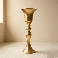 Vase sur pied géant blanc, vases en verre antique pour la décoration de mariage, vases sur pied pour la décoration intérieure