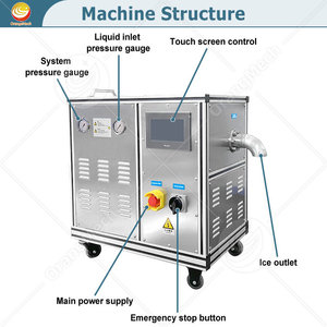 Máquina de Fabricación de Hielo Seco ORME Totalmente Automática de 60 kg/24 h, 3 mm, SUS304, para Conservación de Alimentos y Cadena de Frío - Product Image 3