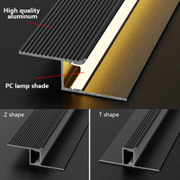 Profilé LED en aluminium sans cadre pour plafond, encastré, suspendu, avec diffuseur PC, pour plaque de plâtre, lampe de ligne rétroéclairée dissimulée