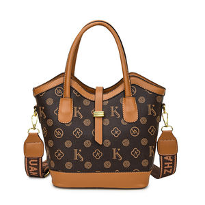 Sac à main décontracté pour femme, luxueux, élégant et haut de gamme, avec motif imprimé géométrique et fermeture à glissière. - Product Image 1