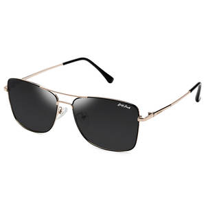 Gafas de Sol de Piloto Grises Unisex con Lentes Polarizadas TAC UV400, Modelo 1297 - Product Image 1