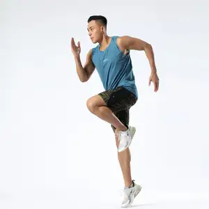 Alta qualidade Mens Sport Wear Workout Roupas Fitness Personalizado Tank Top Homens Para Ginásio Activewear Coletes dos homens