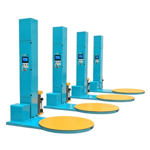 Emballeuse de palettes entièrement automatique Emballeuse de palettes pour bouteilles en verre Emballeuse automatique de palettes rétractables avec rampe - Product Image 5
