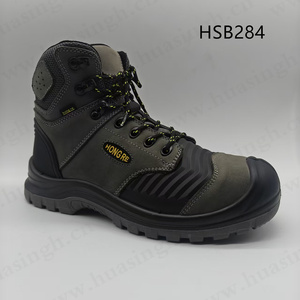 Chaussures de travail HY, <span class=keywords><strong>prix</strong></span> d'usine, qualité supérieure, tige en cuir nubuck, soutien de la <span class=keywords><strong>cheville</strong></span>, pour usine <span class=keywords><strong>chimique</strong></span>, anti-perforation et anti-choc, chaussures de sécurité HSB285 - Product Image 6