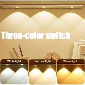 Ultra-thin Indoor Modern Bedroom Closet Cabinet <b>LED</b> Motion <b>Sensor</b> <b>Light</b> Aluminum Rechargeable Dimmable 3CCT - Product Image 4