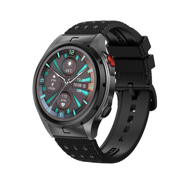 466*466 1.43 Inch Touch Screen IP68 Deep Waterproof SmartWatch EX102U AMOLED Screen Smart Watch Take a Talk BT Calling Music