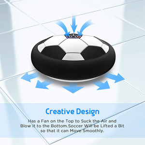 ของเล่นลูกฟุตบอลโฮเวอร์สำหรับเด็ก ฟุตบอลลอยน้ำไฟฟ้าพร้อมไฟ LED มู - Product Image 1