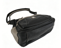 Sac à bandoulière multi-poches pour femme en cuir PU souple avec fermeture ouverte, sac messager tendance pour les voyages