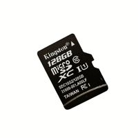 Clé USB Kingston 64 Go Classe 10 avec adaptateur, stockage et accessoires en plastique pour appareil photo et DVR