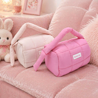 Sac cosmétique matelassé personnalisé, sac de beauté matelassé, organiseur de rangement, sac à main pour filles et femmes