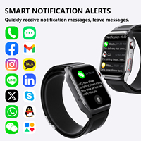 Jam Tangan Pintar Sport Android F520 Berkualitas Tinggi Unisex Layar Sentuh IPS Persegi Asisten Suara Tahan Air IP67 Daya Tahan Baterai Lama