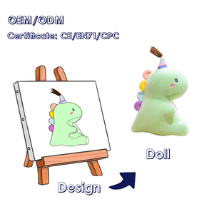 Jouet en peluche personnalisé, dinosaure en peluche sur mesure, jouets en peluche anime personnalisés - Product Image 2