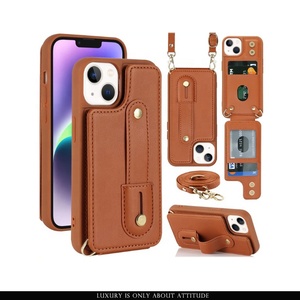 Nueva llegada Card Wallet Pu Funda de teléfono de cuero para <span class=keywords><strong>iPhone</strong></span> 12 <span class=keywords><strong>13</strong></span> 14 15 16 <span class=keywords><strong>Pro</strong></span> <span class=keywords><strong>Max</strong></span> Funda para teléfono móvil - Product Image 3