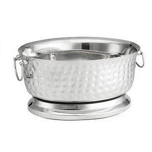 Enfriador de Vino y Cubitera de Aluminio Metálico Ecológico de Alta Calidad, para Mesa de Bar, Ideal para Fiestas - Product Image 1