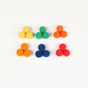 Balle en mousse éponge multicolores <span class=keywords><strong>de</strong></span> 4,5 cm, super douce, balles en éponge rouges, accessoires <span class=keywords><strong>de</strong></span> tours <span class=keywords><strong>de</strong></span> <span class=keywords><strong>magie</strong></span>, jouet - Product Image 4