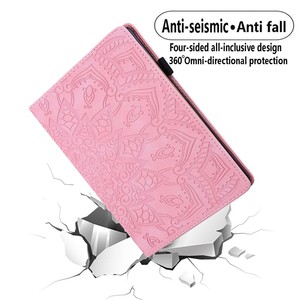 Custodia in rilievo con motivo a tavoletta per Samsung <span class=keywords><strong>Galaxy</strong></span> S9 Ultra <span class=keywords><strong>S8</strong></span> Cover per <span class=keywords><strong>Tablet</strong></span> in pelle Ultra PU - Product Image 3