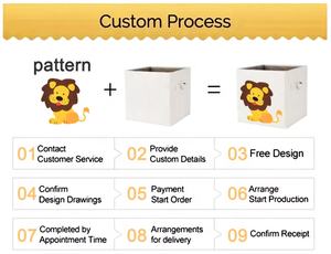 Large Cartoon Oxford Fabric Foldable Sundries <strong>Clothes</strong> Storage Organizer Kids Cube Toy Organizer Box Cube Cute Storage Toys - Product Image 6