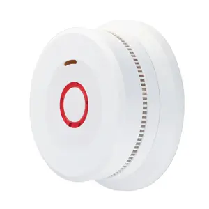 EN14604 Hot Sale Cigarette Wired Interlinked Standalone Smoke Detector With 220V AC