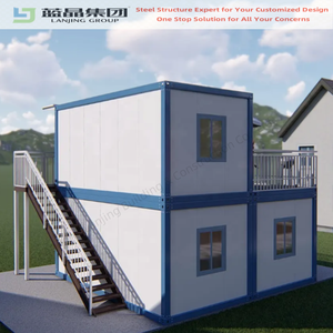 บ้านสำนักงานเคลื่อนที่แบบสำเร็จรูปขนาด 20 ฟุต 40 ฟุต แบบโมดูลาร์  บ้านคอนเทนเนอร์สำเร็จรูป  บ้านพักอาศัย  สำนักงาน  วิลล่า  โฮสเทล - Product Image 4