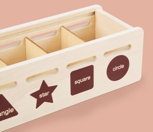 Boîte de Classification de forme de couleur de bois pour les enfants <span class=keywords><strong>Montessori</strong></span> aides pédagogiques pour les enfants Classification connaissances aides à l'apprentissage - Product Image 4