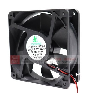 Ventilateur sans balais Fonsoning DC 12 cm FSY13B24H 24V 0.40A pour refroidissement par onduleur - Product Image 2