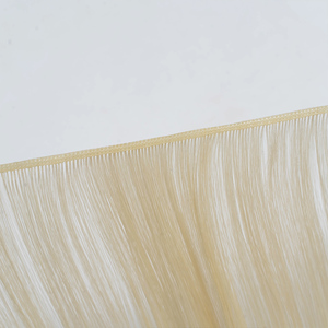 Extensions de cheveux humains 100% non traités, super double trame, double trame, lisses, sans nœuds, douces, colorables, teinte claire - Product Image 6