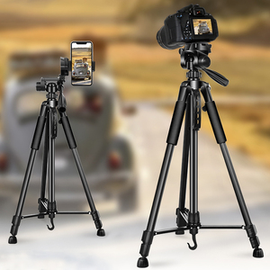 Soporte de trípode de 170cm para cámara Smartphone Trípode Fotografía universal Trípodes de aluminio para anillo de luz - Product Image 5