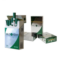 L'emballage des étuis à cigarettes vides est lisse, enduit et imprimé, et le logo personnalisé de l'emballage en carton pliable est fabriqué.