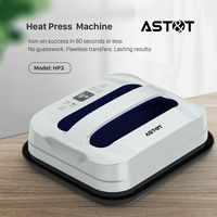 Prensa de Calor HP3 de 12*10 Pulgadas: Impresora de Sublimación Digital Pequeña para Transferencia de Calor - Máquina de Prensado Plana Compacta para Negocios