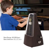 Mechanical Metronome 40 to 208 Bpm Precise Rhythm Universal Metronome for Piano Violin Guitar Bass Drums
