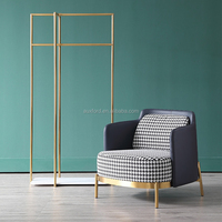Sillón Individual Moderno y Tradicional de Cuero/Tela para Sala de Estar, Apartamento o Gimnasio