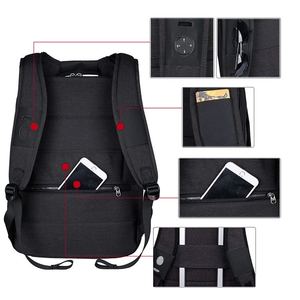 Tùy Chỉnh Người Đàn Ông Của Máy Tính Xách Tay Ba Lô Với USB Tính Năng Chống Trộm Oxford Chất Liệu Mô Hình Hình Học Polyester Lót Cho Kinh Doanh Du Lịch - Product Image 6