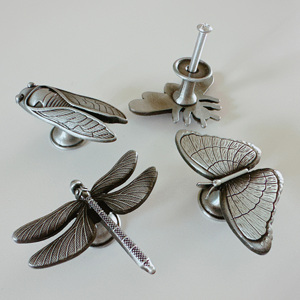 Dragonfly Butterfly Bee Cicada Gabinete Tiradores Perillas para armario Cajón Tocador Armario Muebles - Product Image 6