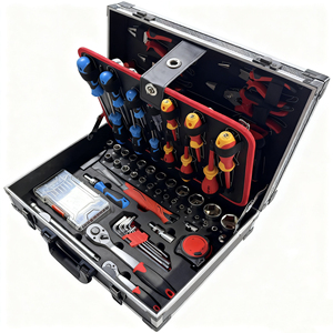 GTYPRO Fabrication professionnelle Multi-tool 166pcs Alum case Tool Set - Product Image 1