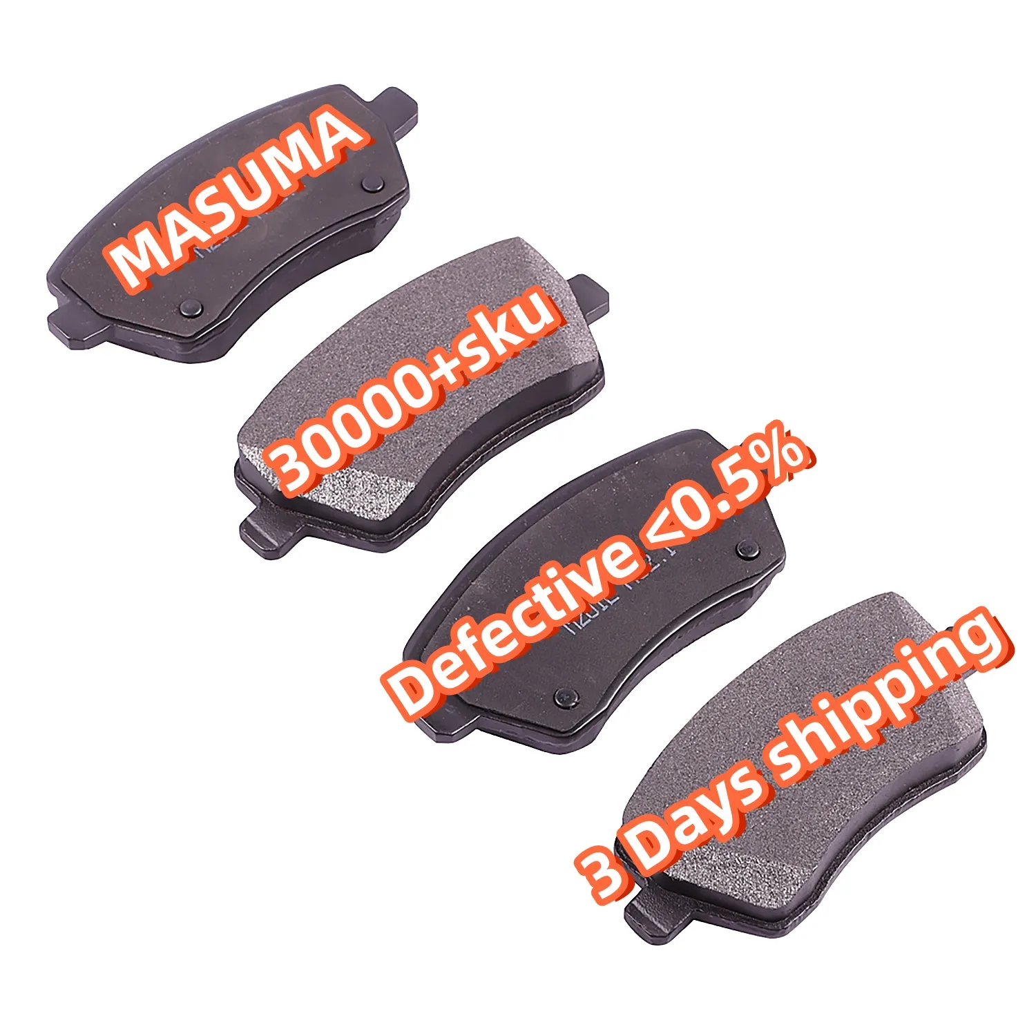 MASUMA MS-2903 Part Car Accessories Front Best Brake Systems Brake Pads for Nissan Note 2013 Almera & Renault Duster