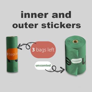 Sacs à déjections pour animaux de compagnie biodégradables et compostables avec logo imprimé sur mesure, parfumés, avec distributeur - Product Image 6