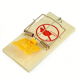 Trampa para Ratones Clásica de Madera, Trampa para Ratas para el Hogar y la Cocina, Control de Ratas - Product Image 1