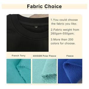Sudadera DE HOMBRE CON CUELLO acanalado elástico, jersey de invierno liso con estampado de pantalla personalizado, peso pesado, 380 GSM, 100% algodón - Product Image 3